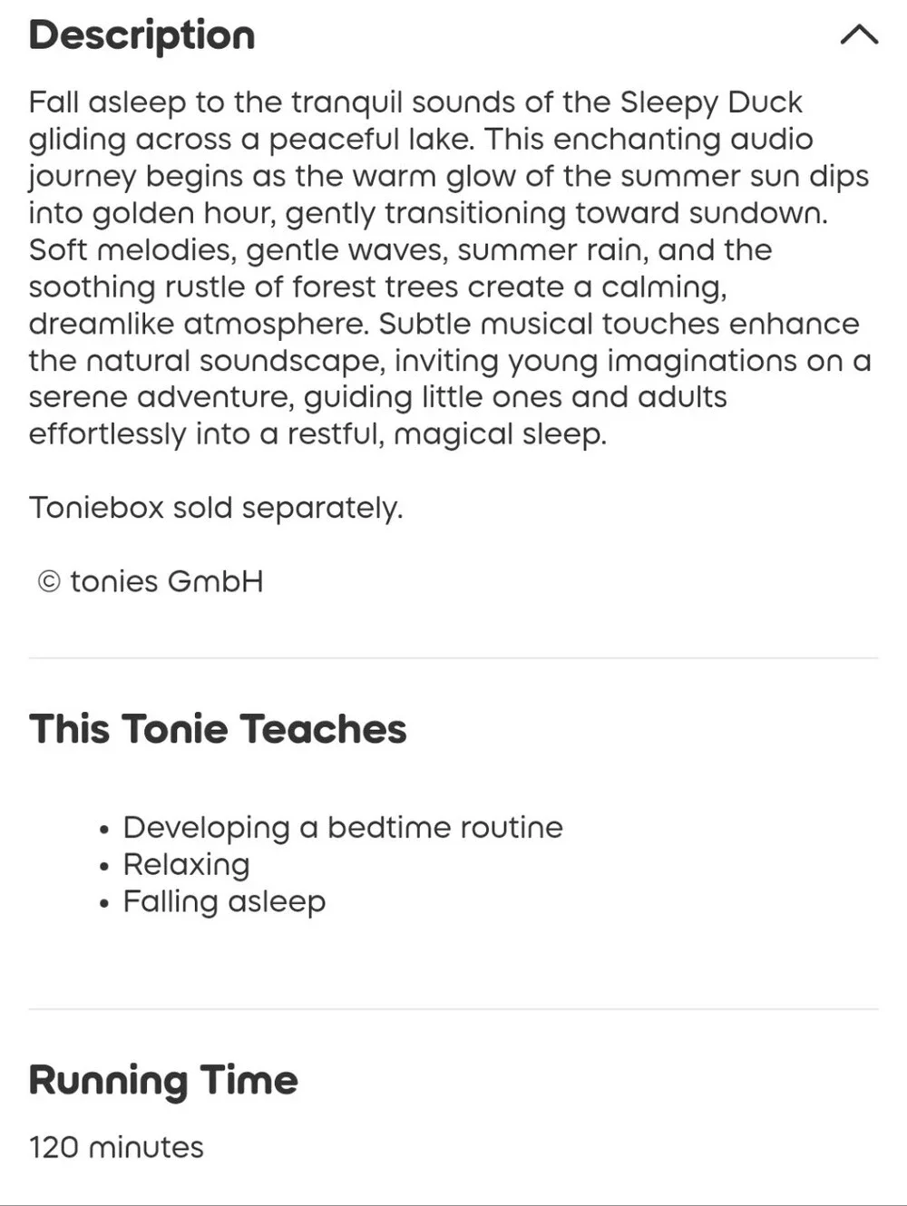 Chick Sleep Time Tonie